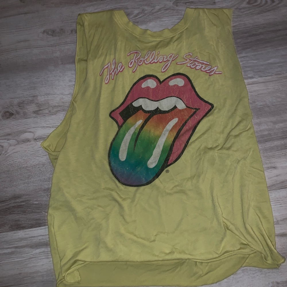 Muscle Rolling Stones tee
